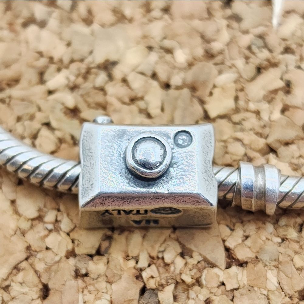 3/$30 🖤 925 STERLING SILVER CAMERA CHARM FOR PANDORA BRACELETS